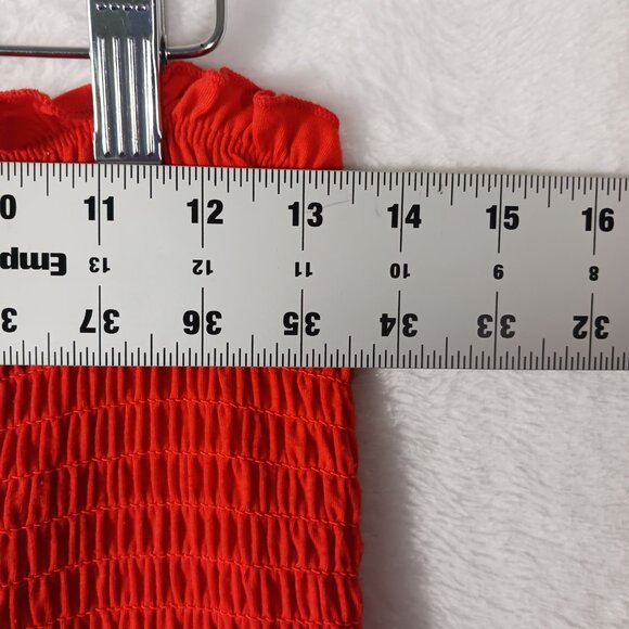 Bobby Brooks Plus Size 1X Dress, Tube Top Style W/ Asymmetrical Bottom, Vibrant - Picture 8 of 12